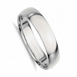 5mm High Polished Domed Tungsten Carbide Ring